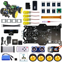 Voiture robotique Raspbot AI Vision avec caméra FPV conçue pour les débutants en IA pour apprendre la conception IA avec Raspberry Pi 5