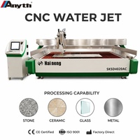 Mesin Pemotong WaterJet CNC 5 Axis Tekanan Tinggi untuk Memotong Marmer, Mosaik, dan Keramik