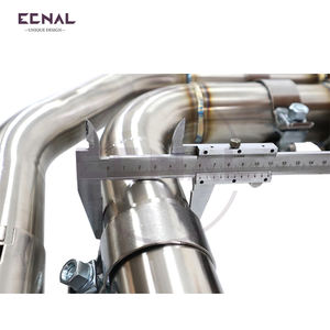 Ecnal pour VW <span class=keywords><strong>GOLF</strong></span> <span class=keywords><strong>7</strong></span> <span class=keywords><strong>GTI</strong></span> MK7 2.0T T304 Système d'échappement à soupape sport en acier inoxydable - Product Image 4