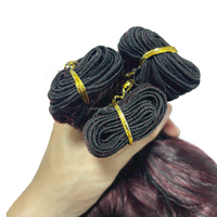 Extensions de cheveux synthétiques tissées en vrac, ondulées et bouclées, de 18 à 22 pouces, en paquet, vente en gros, avec mèches à tresser