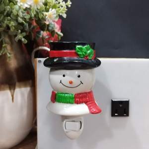 Decoraciones Navideñas, Calentador de Velas Eléctrico de Cerámica, Lámpara con Enchufe Universal, Montaje en Pared, Ecológico, Hecho a Mano, para Derretir <span class=keywords><strong>Cera</strong></span> de Aceites Esenciales - Product Image 2