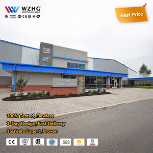 Structure de bâtiment préfabriqué en acier galvanisé pour gymnase industriel à faible coût, fabriqué en Chine - Product Image 1