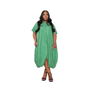 <span class=keywords><strong>TW650</strong></span> Sommer-Cross-Border-Cardigan im europäischen und amerikanischen Stil, lockeres Kleid, große Größe, einfarbig, modisch und schlicht, süß. - Product Image 5