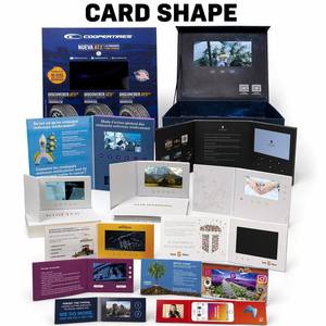 Nuevo diseño, tarjeta de video de 5,0 pulgadas, folleto de invitación, promoción corporativa comercial con función Wifi para banderas y pancartas - Product Image 5