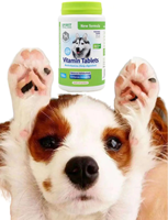 OEM Nutrition Chien de compagnie Vitamine et supplément 160G Multivitamine Oligo-éléments Cheveux minéraux Beauté Probiotique Calcium Comprimé