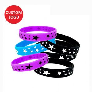 Pulsera de Diseño Único, Pulsera de Silicona Económica con Logotipo Personalizado para Publicidad - Product Image 1