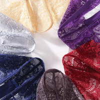 Vente en gros du fabricant Culottes pour filles et dames sexy en dentelle de glace en soie sans couture String G-string
