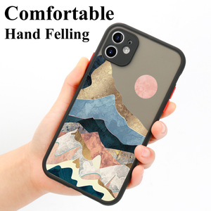 Custodia per telefono Art Retro Sunset Forest dipinta <span class=keywords><strong>nera</strong></span> opaca per <span class=keywords><strong>iPhone</strong></span> 12 <span class=keywords><strong>11</strong></span> Por Max X Xs max Xr 7 Puls 6S 7 8 Puls TPU + PC <span class=keywords><strong>Cover</strong></span> - Product Image 2