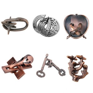 Brain Teaser Puzzles Mind <strong>Smart</strong> <strong>Game</strong> IQ Challenge Puzzle <strong>Games</strong> Educational IQ Test Unlock Interlocking Toy Lock Puzzles Gift - Product Image 1