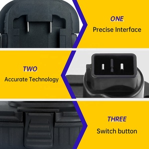Adaptador de Batería DM18D Compatible con Baterías de Iones de Litio <span class=keywords><strong>Dewalt</strong></span> Milwaukee de <span class=keywords><strong>18V</strong></span> DCB200, Convierte a Baterías de NiCad XRP de <span class=keywords><strong>18V</strong></span> <span class=keywords><strong>DC9096</strong></span> - Product Image 2