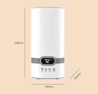 Diffuseur d'arômes intelligent en plastique à ultrasons pour intérieur, humidification rapide, faible bruit, remplissage par le haut, facile à nettoyer
