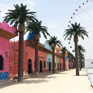 Tự nhiên tìm kiếm trong nhà ngoài trời lớn Trang trí sợi thủy tinh chống UV nhân tạo ngày cây cọ - Product Image 3