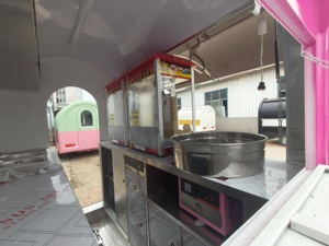 Mini <strong>Food</strong> Trailer Ice Cream Van Kitchen Dining Car <strong>Food</strong> Vending Cart Mobile Juice Mobile <strong>Food</strong> Truck Hot Dog <strong>Stand</strong> - Product Image 4