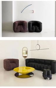 Set da Soggiorno GEDO 2026 in Vera Pelle Europea, Divano di Lusso in Legno Antico - Product Image 6