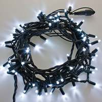 Livraison rapide, guirlandes lumineuses de Noël en PVC vert IP65, blanc chaud, multicolores, 220V, décoration LED pour jardin extérieur, fêtes