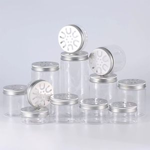 68mm Nắp Pet rỗng chai nhựa Jar container với Rỗng ra vít nắp nhôm nắp rắn Nước hoa container - Product Image 5