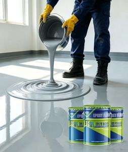 Revêtement époxy liquide antistatique résistant aux taches, facile à nettoyer, peinture conductrice pour sols de bâtiment - Product Image 1