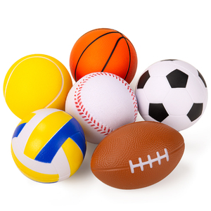 Silent <span class=keywords><strong>Ball</strong></span> PU palla in schiuma 9 CM giocattolo per il polso a mano esercizio per bambini giocattoli da basket - Product Image 2