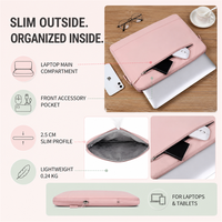Housse d'ordinateur portable OEM personnalisée légère avec doublure en polaire Oxford résistante à l'eau pour le bureau, les trajets quotidiens et les voyages