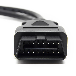 Linkyou OBD 2 Stecker 16-Pin Stecker auf Dual Buchse Y-Splitter Diagnose-Verlängerungskabel Adapter Code-Lesegerät Scan-<span class=keywords><strong>Tools</strong></span> 12-24V - Product Image 2