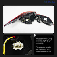 Conjunto de Luces Traseras LED Completas para Honda Accord CR de 9ª Generación 2013-2017, Secuenciales, con Luz de Freno, Canbus, Plug and Play, Repuestos para Auto