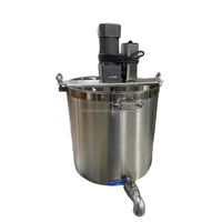 Mélangeur en acier inoxydable haute performance pour sauce tomate, 200L, cuisson à chaleur directe, mélangeur de sauce, pot à sauter