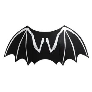 2024 Eve Pet Costume Glowing Bat Wings for Halloween Decoration