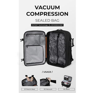 <span class=keywords><strong>Sac</strong></span> à <span class=keywords><strong>dos</strong></span> <span class=keywords><strong>de</strong></span> <span class=keywords><strong>voyage</strong></span> extensible étanche <span class=keywords><strong>de</strong></span> grande capacité <span class=keywords><strong>60L</strong></span> avec compression sous vide pour les sports <span class=keywords><strong>de</strong></span> plein air, le camping et la randonnée - Product Image 2
