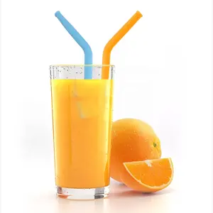 Hot Selling Straw Eco Collapsible Reusable Silicone Straws