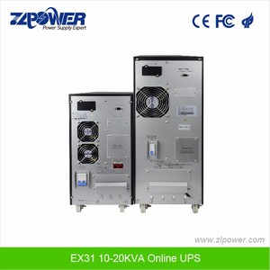 10kva 15kva 20kva 고주파 업 3 단계 순수 사인파 온라인 장시간 백업 중단없는 전원 공급 장치 셀 전원 UPS - Product Image 3