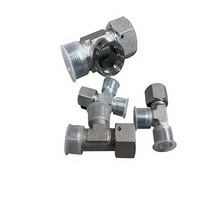 Raccord hydraulique droit sur mesure multi-spécifications en acier au carbone et acier inoxydable, adaptateur scellé