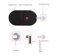 Module sonore à capteur de lumière haute fiabilité, 60 secondes, musique téléchargeable par USB, pour boîte cadeau