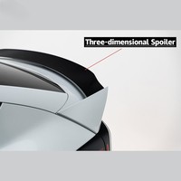 Kits de Carrocería para Tesla Model Y Juniper 2025+, Estilo Deportivo, Alerón Delantero, Faldones Laterales, Kit de Carrocería ABS, Parachoques Ensamblable