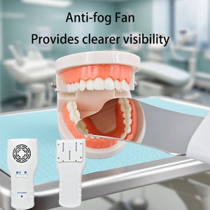 Set di 3 Specchi Dentali Manuali Antiappannamento, Sistema Portatile per Fotografia Orale con Ventola <span class=keywords><strong>LED</strong></span> Antiappannante - Product Image 3