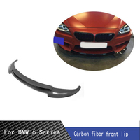 Spoiler avant en fibre de carbone finition brillante pour BMW F06/F12/F13/M6 (2014 et plus) - LANNER JC-XP1018 Installation par colle et vis