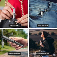Briquet de barbecue électrique rechargeable à LED au design moderne, en métal, pour le camping