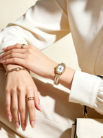 Nouvelle montre-bracelet haut de gamme pour femme, style perle ovale, luxe, mode niche, montres pour femmes, article le plus vendu