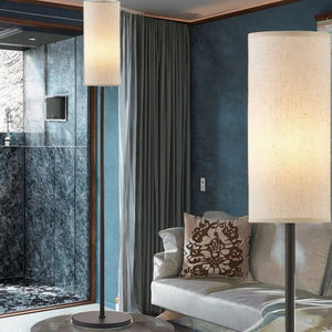 Lampe sur pied LED en fer moderne contemporaine avec interrupteur au pied pour l'éclairage d'ambiance des hôtels - Product Image 2