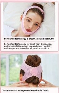 Ajustável <span class=keywords><strong>Chin</strong></span> Strap Banda Anti-Snore para adultos Open-boca Sleepers '<span class=keywords><strong>Sleep</strong></span> Apnéia Solução Multi-Região Cuidados Patches Nylon - Product Image 4