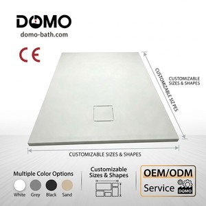 <span class=keywords><strong>Base</strong></span> <span class=keywords><strong>de</strong></span> <span class=keywords><strong>douche</strong></span> rectangulaire en pierre artificielle SMC antidérapante <span class=keywords><strong>sur</strong></span> <span class=keywords><strong>mesure</strong></span> pour projets <span class=keywords><strong>de</strong></span> salle <span class=keywords><strong>de</strong></span> bain - Vente en gros - Product Image 1