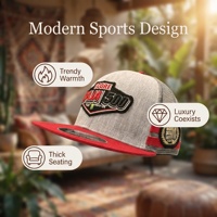 Ensemble de casquettes trucker 6 panneaux en maille respirante, réglables avec fermeture snapback en plastique, style course, personnalisables OEM/ODM par broderie, pour l'extérieur