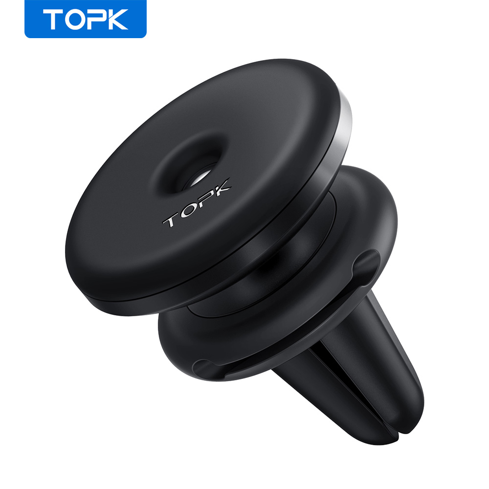 Автомобильный держатель мобильного телефона TOPK D30B на присоске, магнитный автомобильный навигационный кронштейн
