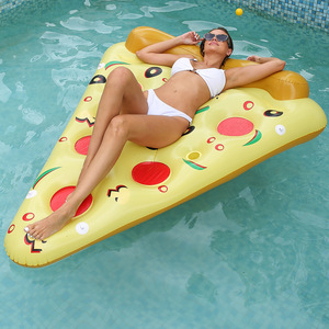 TANYOZHE <b>Inflatable</b> Pizza <b>Float</b> 180x150cm PVC Adult Floating Lounger Pool Lounge Seat - Product Image 3