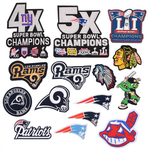 NFL giải đấu Mỹ giải đấu quốc gia 32 ĐộI Logo đội bóng chày Biểu tượng logo thêu vá đội huy hiệu cá nhân - Product Image 4