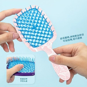 Peigne à cheveux grand et léger avec coussin d'air pour les voyages et le coiffage des cheveux bouclés - Product Image 1