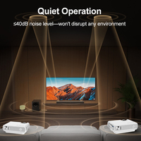 Projecteur vidéo portable Android Google TV LCD HD 1080p à prix d'usine, équipement d'amusement pas cher