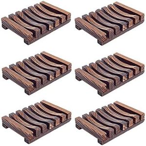 Wooden <b>Soap</b> <b>Dish</b> Rectangular 11.5x8x2.2cm Natural Wood Bathroom <b>Soap</b> Rack - Product Image 4