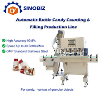 Ligne de production de fudge, machine de comptage automatique de chewing-gum, machine de comptage et d'embouteillage