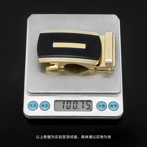 Hebilla de cinturón con cierre automático para hombre, 3,5 cm, estilo empresarial de aleación con patrón de letras, verano 2024, productos en stock - Product Image 5