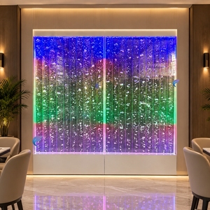 Grandstone Acrylic Water Bubble Wall Led Light <b>Panel</b> Modern Freestanding <b>Room</b> <b>Divider</b> Translucent Laser Cut Sea Life Theme Easy - Product Image 1